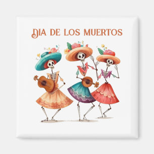 Imán Melodía de los Muertos Bailando, personalizado