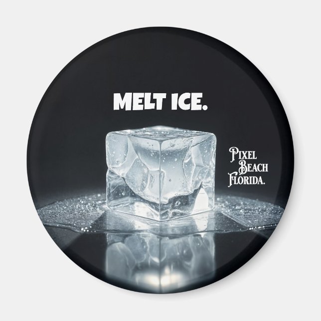 Imán MELT ICE. Keychain (Frente)