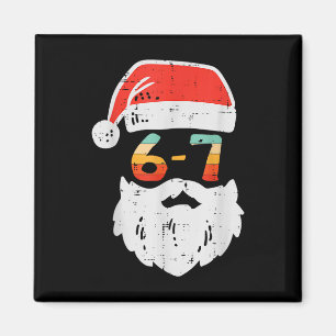 Imán Meme 67 Santa Navidad Seis Siete Navidad Adolescen