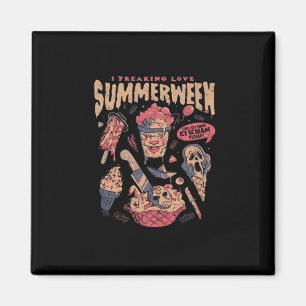 Imán Meme clásico de Summerween