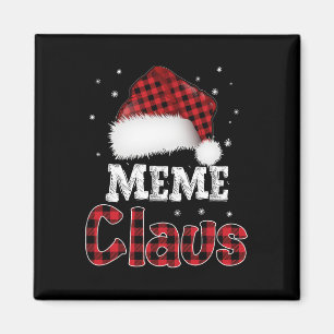 Imán Meme Claus Navidades Partido de la Familia Red Pla