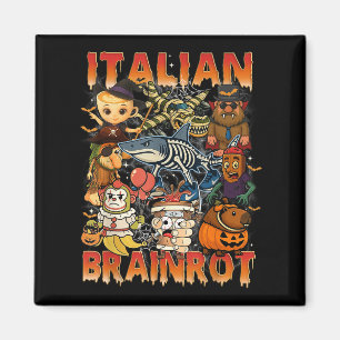 Imán Meme de Brainrot italiano Halloween C