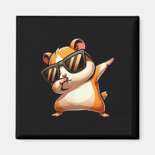 Imán Meme de Dab Animal Dancing Dabbing Hamster