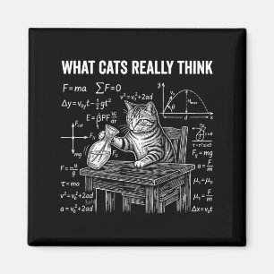 Imán Meme de gato de física científica divertida lo que