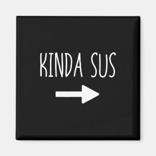 Imán Meme de Kinda Sus Arrow Gaming coincidiendo con Ha