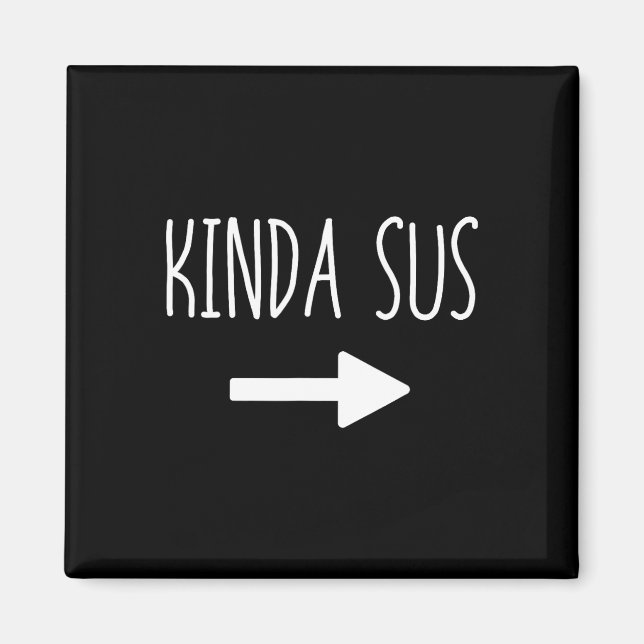 Imán Meme de Kinda Sus Arrow Gaming coincidiendo con Ha (Frente)