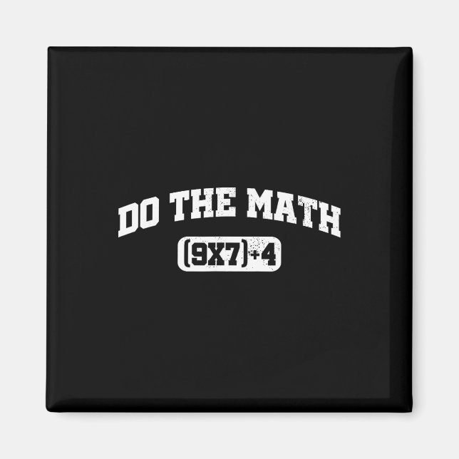 Imán Meme de matemáticas, meme de matemáticas 67, profe (Frente)