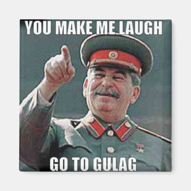 Imán Meme de Stalin Gulag (Frente)