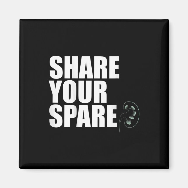 Imán Meme De Trasplante Del Donante De Órganos Renales  (Frente)