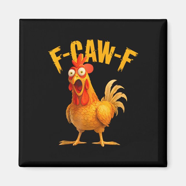 Imán Meme del gallo de cita  (Frente)