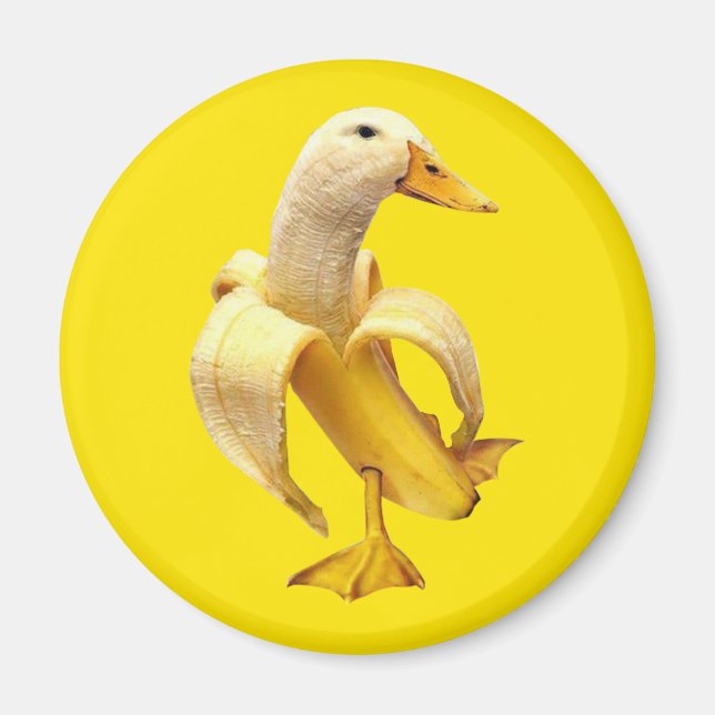 Imán Meme del Pato Bananero Magnet (Frente)