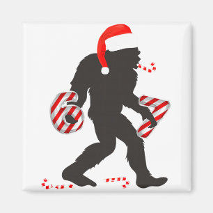 Imán Meme Divertido 67 Con Bigfoot Y Caramelos De Navid