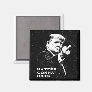 Imán Meme Divertido Dedo Medio Trump 2026