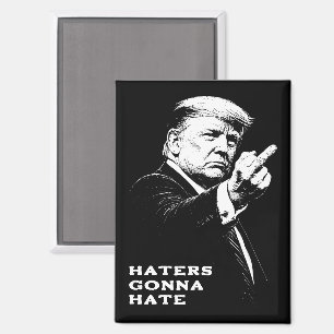Imán Meme Divertido Dedo Medio Trump 2026
