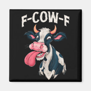 Imán Meme divertido F-cow-f Fcowf Vaca Hombres Mujeres 
