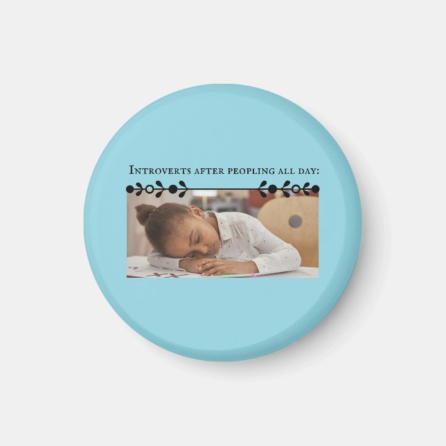 Imán Meme Introvertido (Frente)