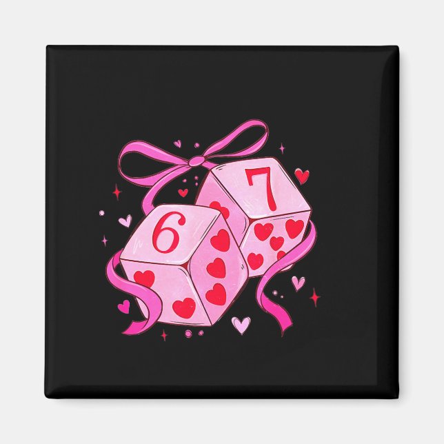 Imán Meme Playing Cards Valentine,preppy Funny Coquette (Frente)