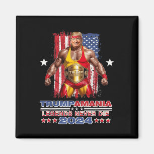 Imán Meme Trumpamania 2024 de lucha divertida retro Tru