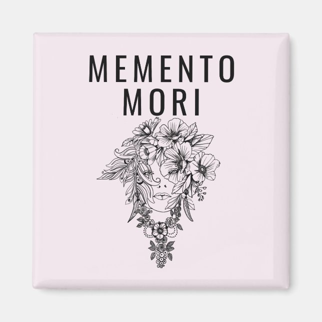 Imán Memento Mori, estoicismo, Marcus Aurelius (Frente)