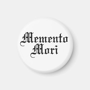 Imán Memento Mori - Latin Phrase