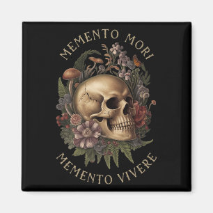 Imán Memento Mori Memento Vivere _ Filosofía & amp; Lat