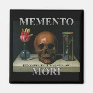 Imán Memento Mori - Recuerda que morirás
