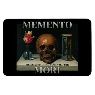 Imán Memento Mori - Recuerda que morirás