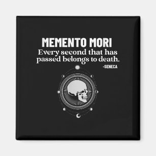 Imán Memento Mori Seneca Stoicism Filosofía estoica Quo