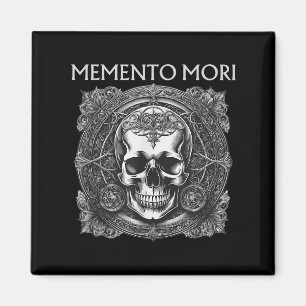 Imán Memento Mori Skull Stoic PhilosophMen Latin