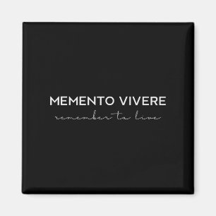Imán Memento Vivere Recuerda Vivir Filosofía Latín Q