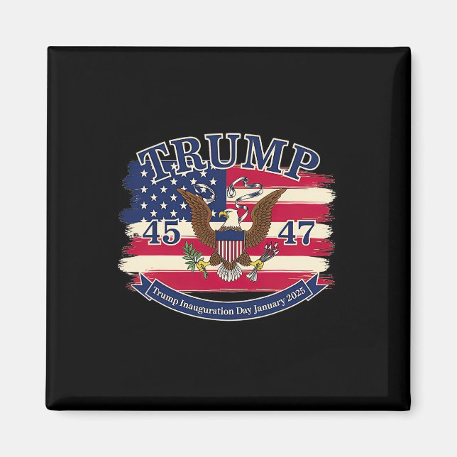 Imán Memorándum de la inauguración del presidente Donal (Frente)