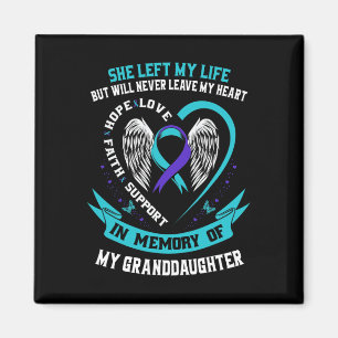 Imán Memori, nieta verde azulada morada de conciencia s