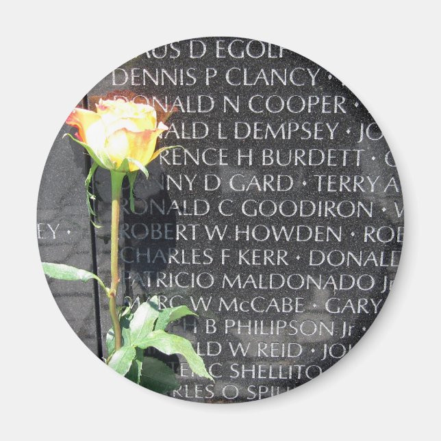 Imán memoria de veteranos de vietnam (Frente)