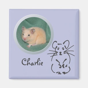 Imán Memoria Hamster Añadir una foto