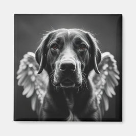Imán Memorial Angel Dog Labrador