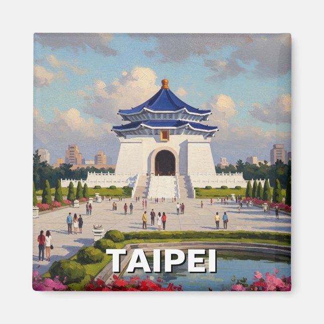 Imán Memorial CKS Taipei Taiwán (Frente)