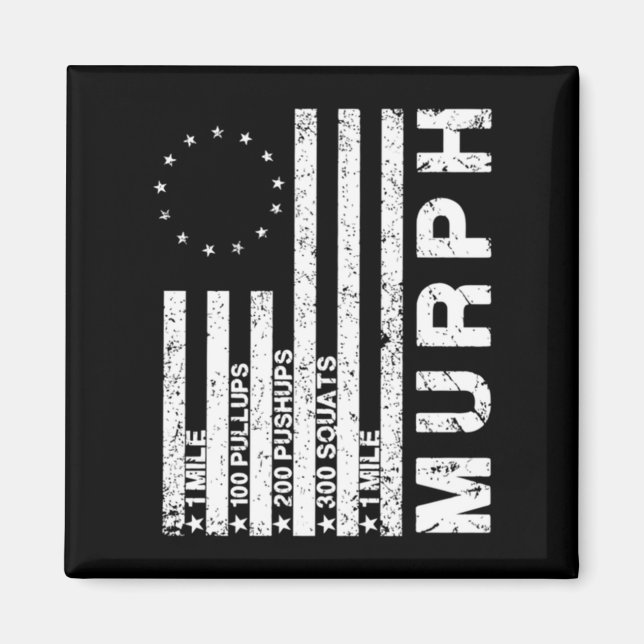 Imán Memorial day murph workout challenge betsy rose fl (Frente)