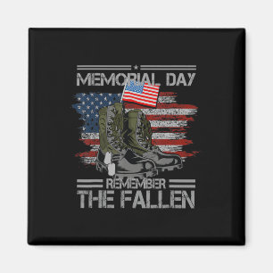 Imán Memorial Day Recuerden La Caída Del Veterano Ejérc