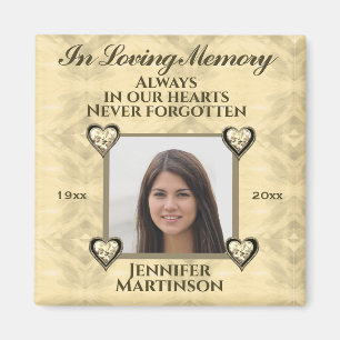 Imán Memorial fotográfico en memoria amorosa