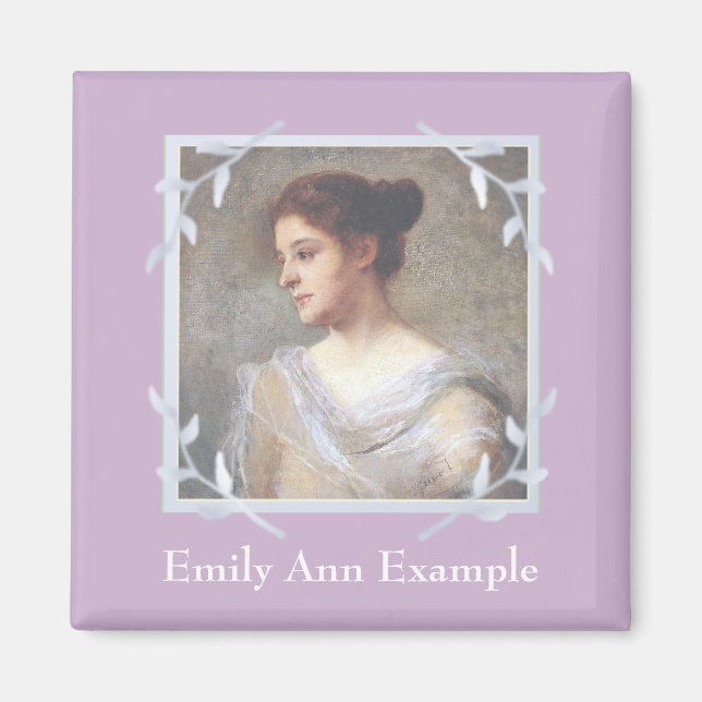 Imán Memorial fotográfico personalizado (Frente)