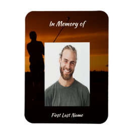 Imán Memorial Keepsake Golfer Golf