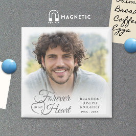 Imán Memorial para siempre en mi corazón