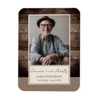 Memorial Recordatorio de una fotografía de madera 
