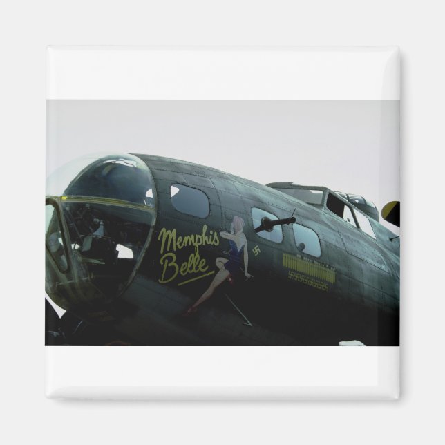 Imán Memphis Belle, arte nasal (Frente)