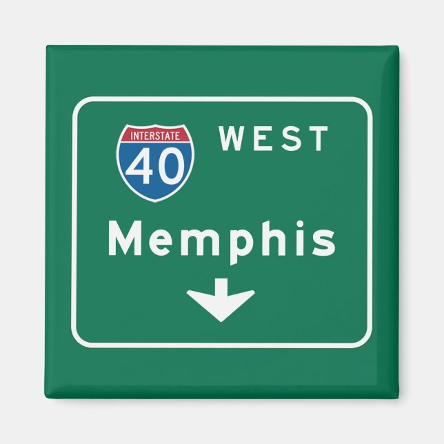 Imán Memphis, Rótulo de TN Road (Frente)