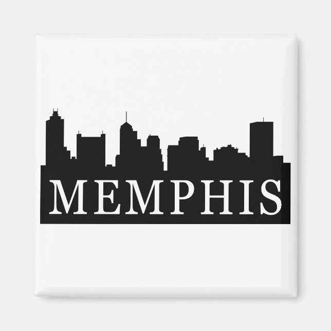 Imán Memphis Skyline (Frente)