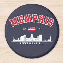 Imán Memphis Skyline – Est. 1819 Southern Pride"