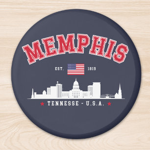 Imán Memphis Skyline – Est. 1819 Southern Pride"