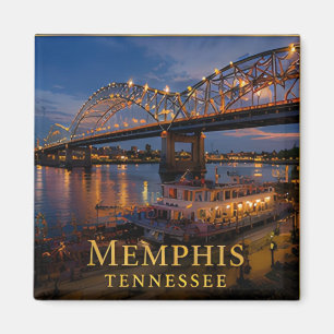 Imán Memphis Tennessee Blues y Río Mississippi