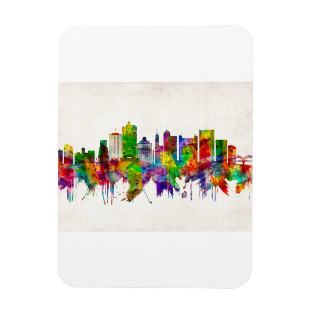 Imán Memphis Tennessee Skyline (Vertical)